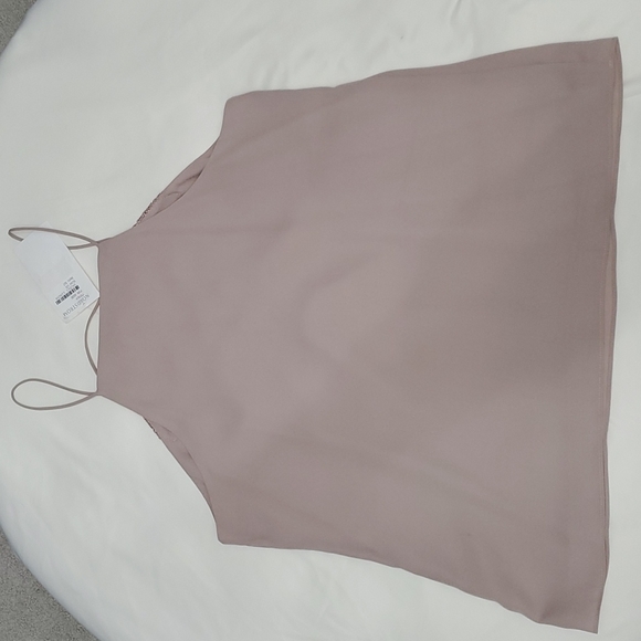 Wayf lace up tank nude,dusty rose. Large BNWT - Picture 4 of 6